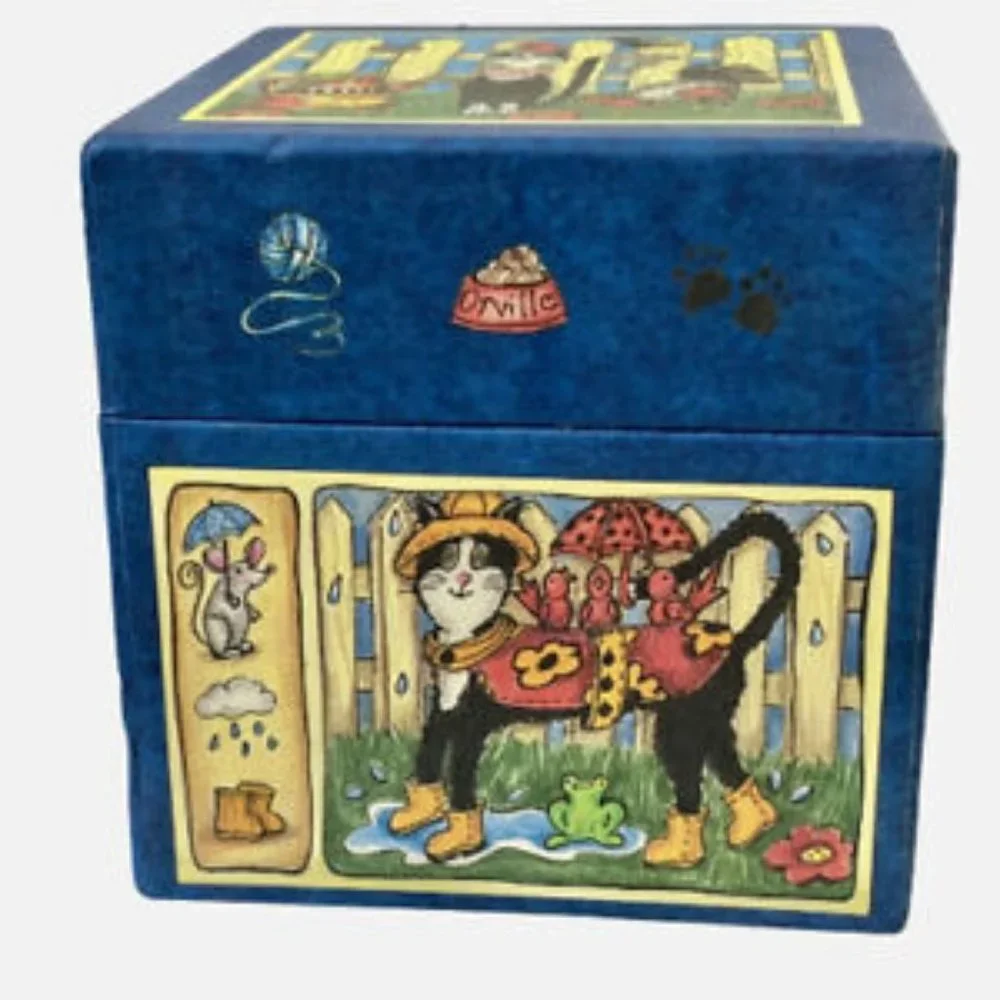 Storage Collecible Boxes Bob's Cat + Debbie Crabtree + Judith Glover * Lot of 6